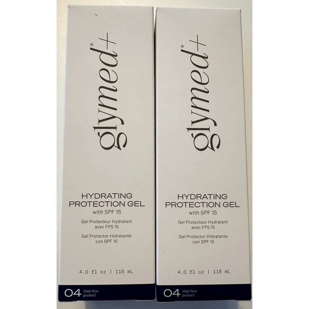 2 PACK- GlyMed Plus Hydrating Protect‎ Gel SPF 15 118ml 4oz FAST SHIP